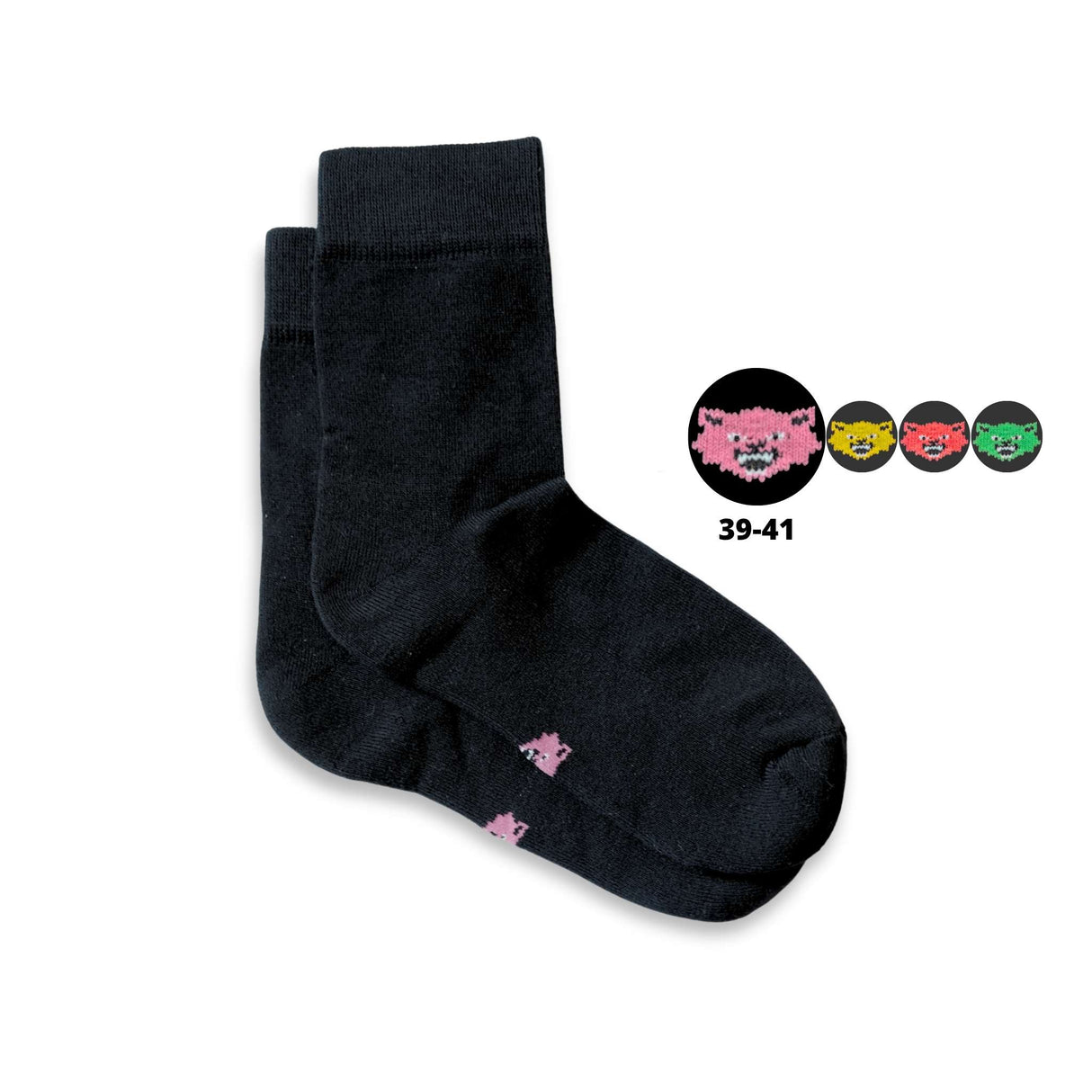 Strong bamboo socks with colour-coding