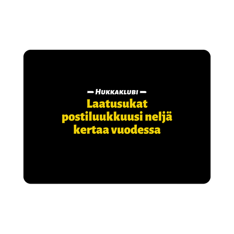 Hukkaklubi kestotilaus: Laatusukat postiluukkuusi neljä kertaa vuodessa