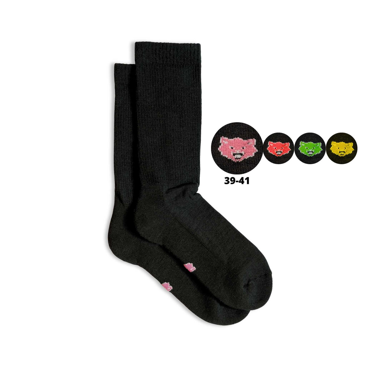Merino wool socks with colour-coding