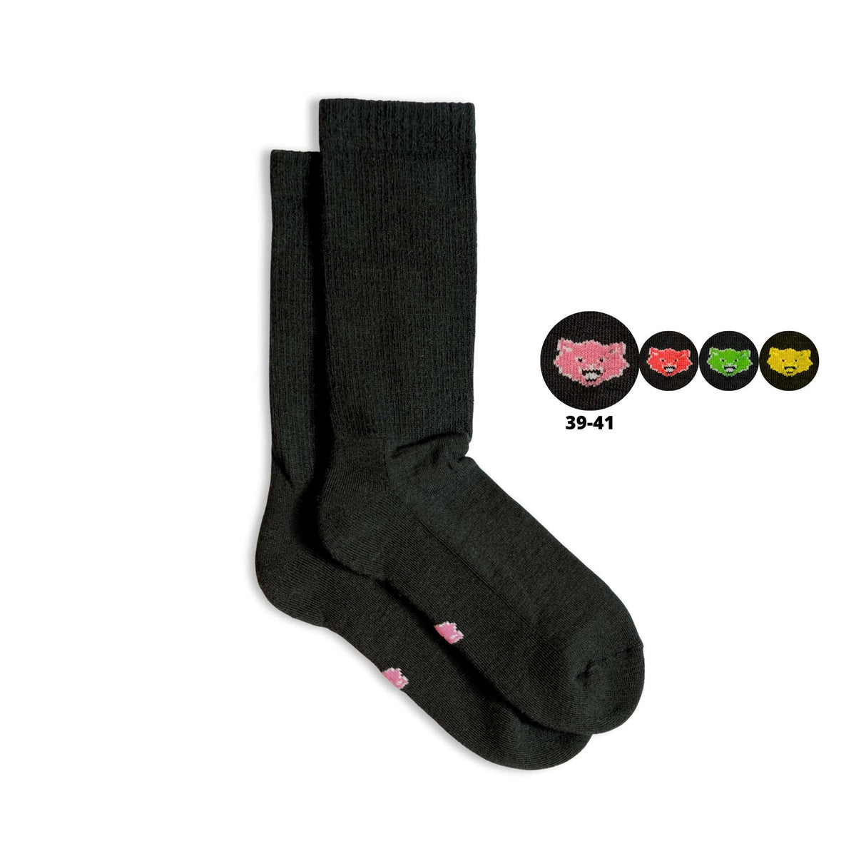 Merino wool socks with colour-coding