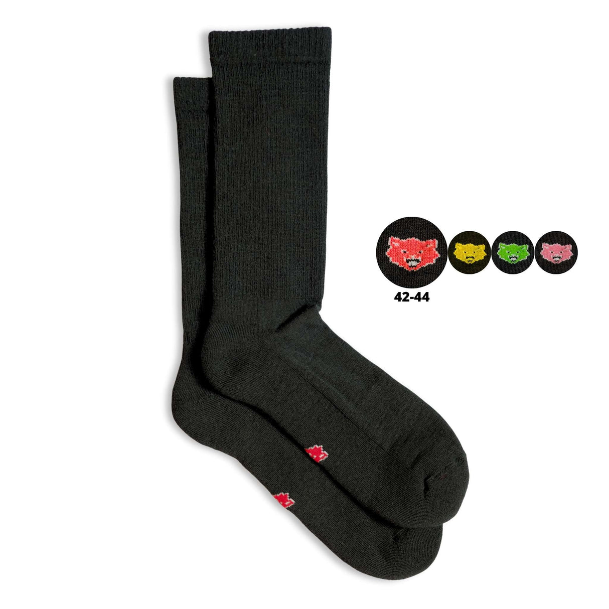Merino wool socks with colour-coding