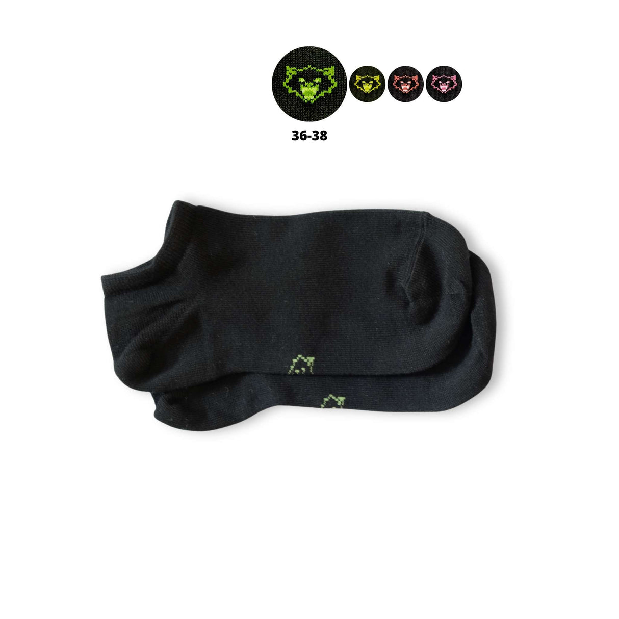 Ankle bamboo socks with colour-coding