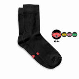 Strong bamboo socks with colour-coding