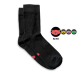 Strong bamboo socks with colour-coding