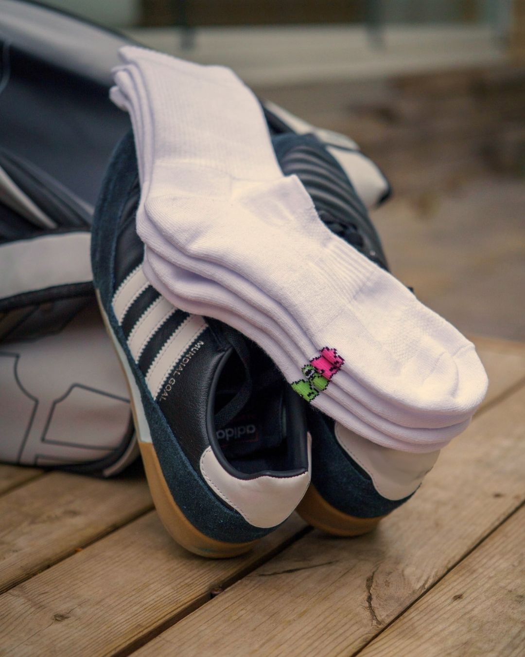 Strong bamboo socks with colour-coding