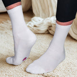 Strong bamboo socks with colour-coding