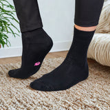 Strong bamboo socks with colour-coding